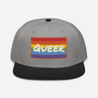 Queer | Black 2 Tone Snapback - Dark Yarn