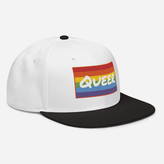 Queer | Black 2 Tone Snapback - Dark Yarn