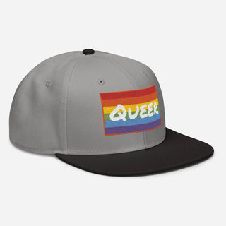 Queer | Black 2 Tone Snapback - Dark Yarn