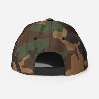 Gay AF | CAMO Snapback - Dark Yarn