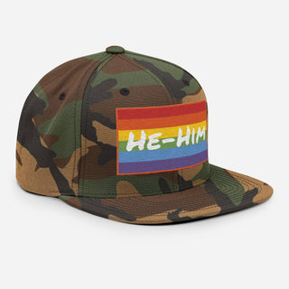 He-Him | CAMO Snapback - Dark Yarn