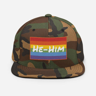 He-Him | CAMO Snapback - Dark Yarn