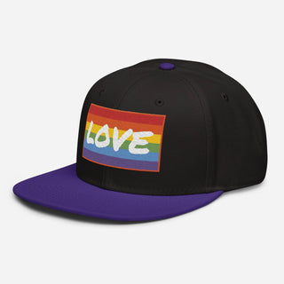 Love | Color 2-Tone Snapback - Dark Yarn