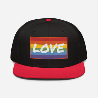 Love | Color 2-Tone Snapback - Dark Yarn