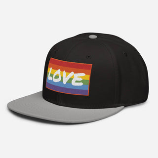 Love | Color 2-Tone Snapback - Dark Yarn