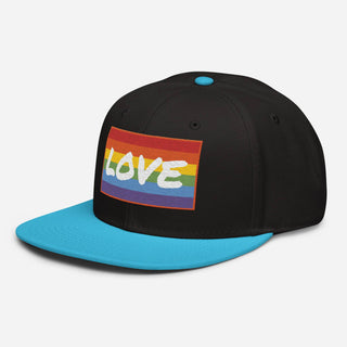 Love | Color 2-Tone Snapback - Dark Yarn