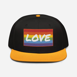 Love | Color 2-Tone Snapback - Dark Yarn