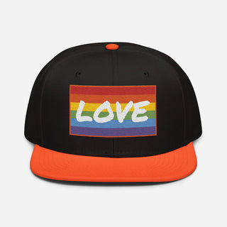 Love | Color 2-Tone Snapback - Dark Yarn