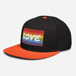 Love | Color 2-Tone Snapback - Dark Yarn