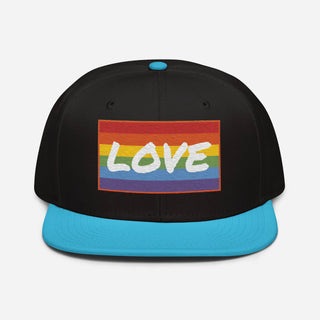 Love | Color 2-Tone Snapback - Dark Yarn