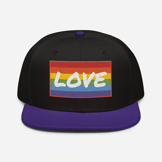 Love | Color 2-Tone Snapback - Dark Yarn