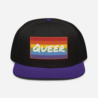 Queer | 2 Tone Snapback - Dark Yarn