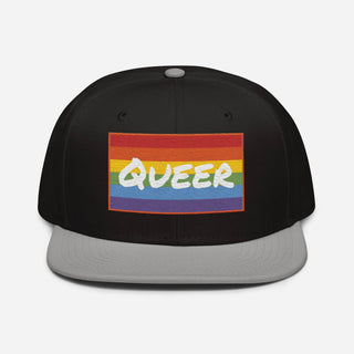 Queer | 2 Tone Snapback - Dark Yarn