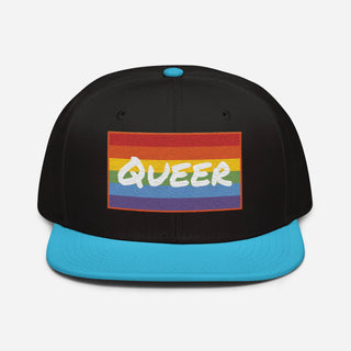 Queer | 2 Tone Snapback - Dark Yarn