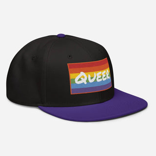 Queer | 2 Tone Snapback - Dark Yarn