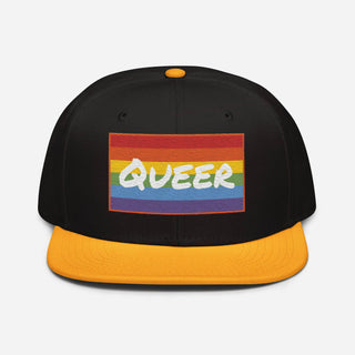 Queer | 2 Tone Snapback - Dark Yarn