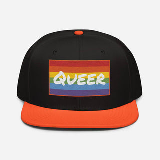 Queer | 2 Tone Snapback - Dark Yarn