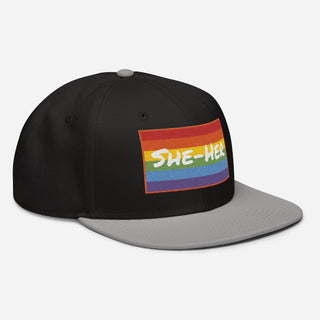 She-Her | Two Color Snapback - Dark Yarn