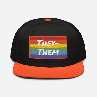 They-Them | Two Color Snapback - Dark Yarn