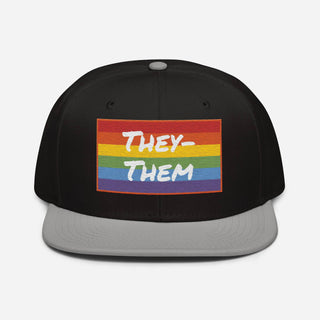 They-Them | Two Color Snapback - Dark Yarn