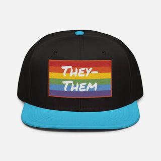 They-Them | Two Color Snapback - Dark Yarn