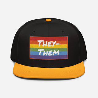 They-Them | Two Color Snapback - Dark Yarn