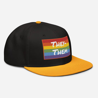 They-Them | Two Color Snapback - Dark Yarn