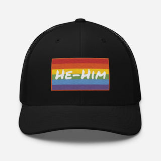 He-Him | Trucker Hat - Dark Yarn