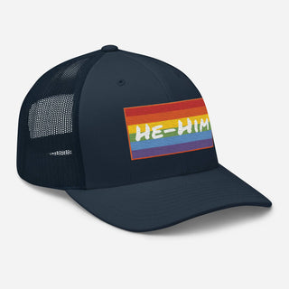 He-Him | Trucker Hat - Dark Yarn