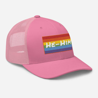 He-Him | Trucker Hat - Dark Yarn