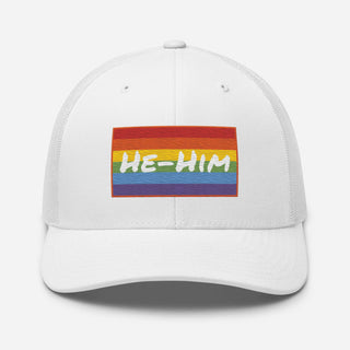 He-Him | Trucker Hat - Dark Yarn