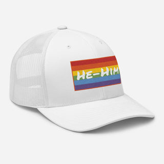 He-Him | Trucker Hat - Dark Yarn