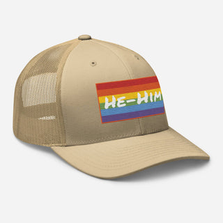 He-Him | Trucker Hat - Dark Yarn