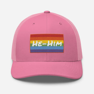 He-Him | Trucker Hat - Dark Yarn