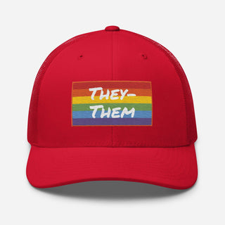 They-Them | Trucker Hat - Dark Yarn