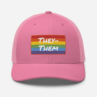 They-Them | Trucker Hat - Dark Yarn