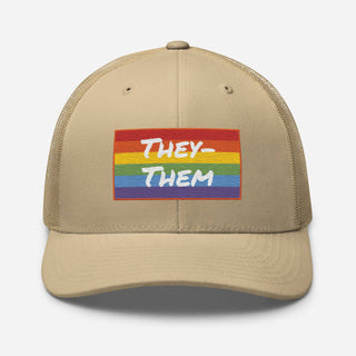 They-Them | Trucker Hat - Dark Yarn