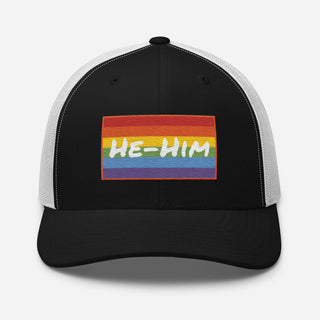 He-Him | Two Tone Trucker Hat - Dark Yarn