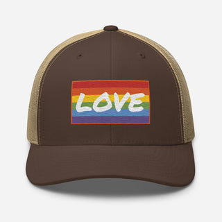 Love | 2-Tone Trucker Hat - Dark Yarn