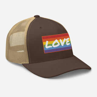 Love | 2-Tone Trucker Hat - Dark Yarn