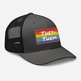 They-Them | Two Tone Trucker Cap - Dark Yarn