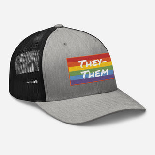 They-Them | Two Tone Trucker Cap - Dark Yarn