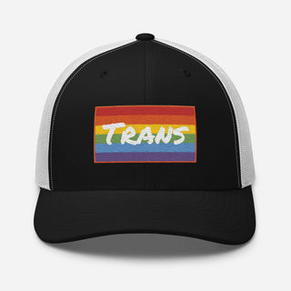 Trans | Two Color Trucker Hat - Dark Yarn