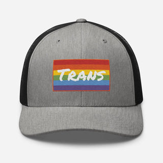 Trans | Two Color Trucker Hat - Dark Yarn