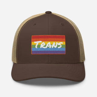 Trans | Two Color Trucker Hat - Dark Yarn