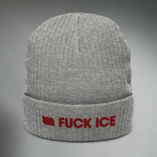 Ice Melt - Ribbed Knit Beanie — IIID Edition - Dark Yarn