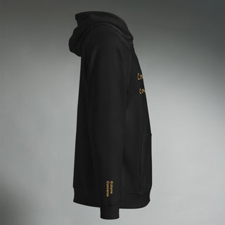 Courage by Jayne | Organic Raglan Hooded Sweatshirt - Dark Yarn