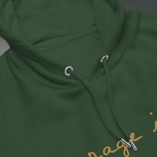 Courage by Jayne | Organic Raglan Hooded Sweatshirt - Dark Yarn