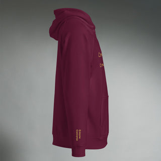 Courage by Jayne | Organic Raglan Hooded Sweatshirt - Dark Yarn