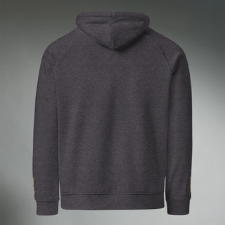 Courage by Jayne | Organic Raglan Hooded Sweatshirt - Dark Yarn